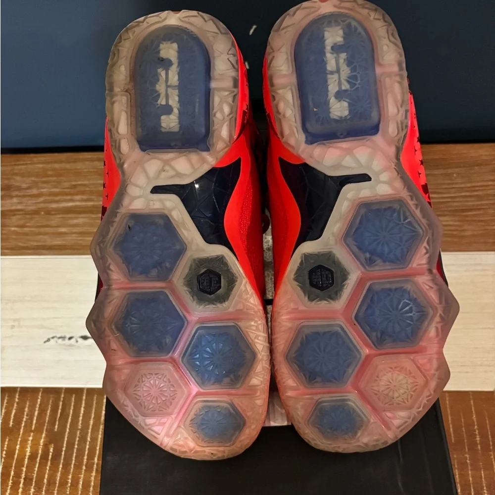 LeBron XII Independence Day Sneakers - Picture 8 of 8